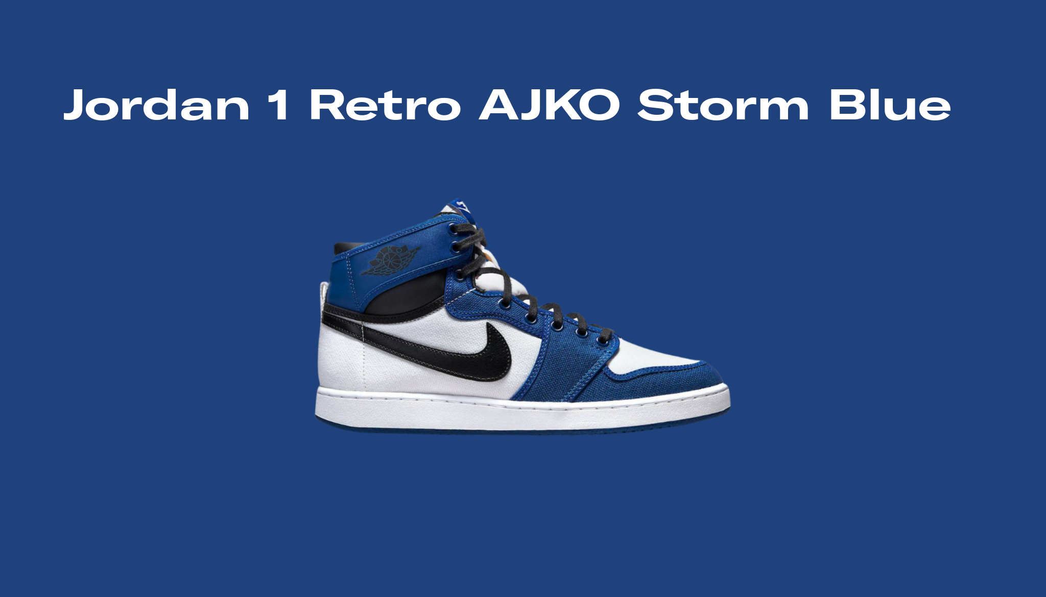Jordan 1 Retro AJKO Storm Blue, Raffles and Release Date | Sole Retriever